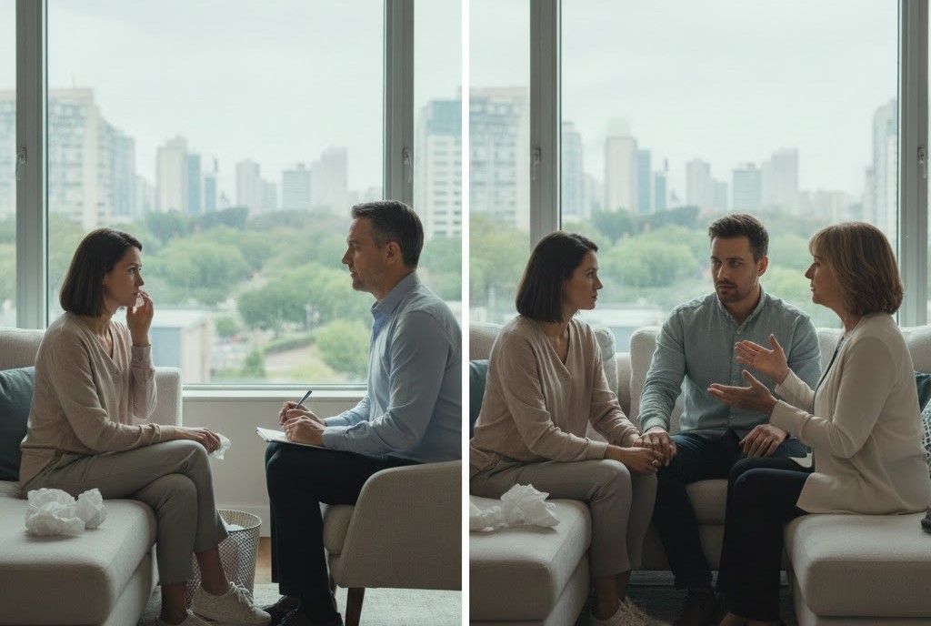 Individual Therapy vs Couples Therapy