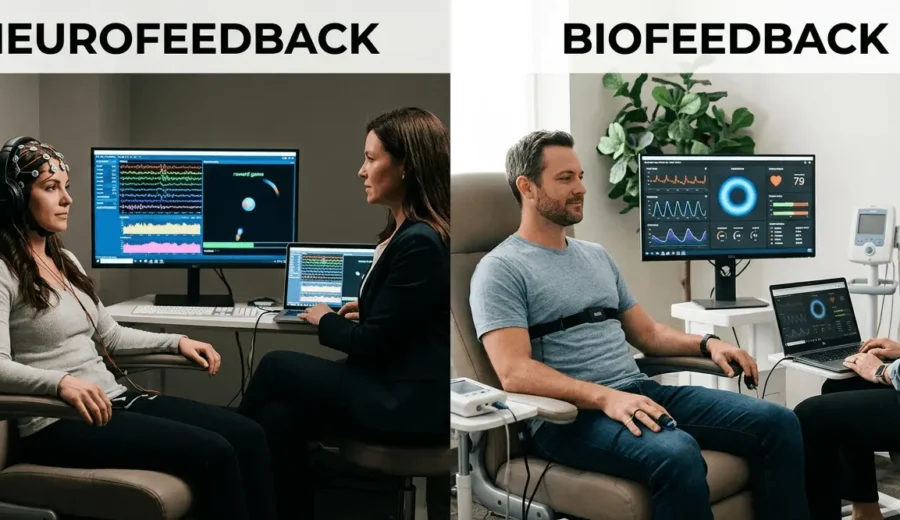Neurofeedback vs Biofeedback